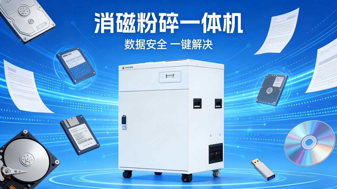 涉密销毁“一机到位”！方德信安消磁粉碎一体机系列，筑牢信息安全最后一道防线